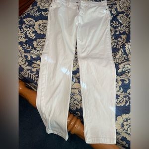Curve Appeal Essential Skinny White Stretch Jeans Size 12/31 white